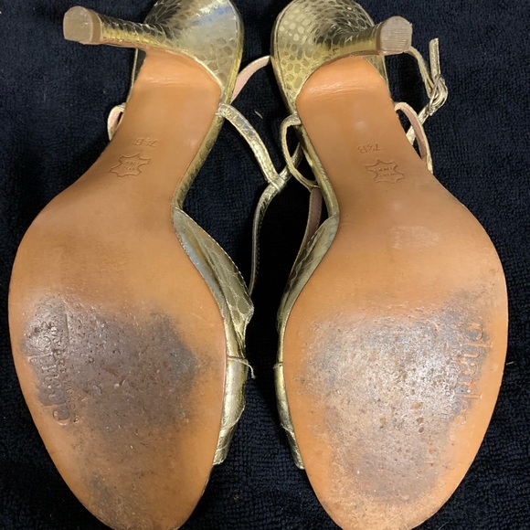 Charles by Charles David gold heels size 7 1/2 - Picture 7 of 10